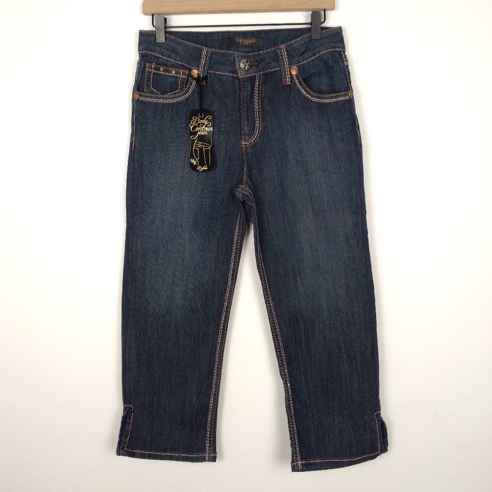 NWT Uknighted Denim Capri Denim